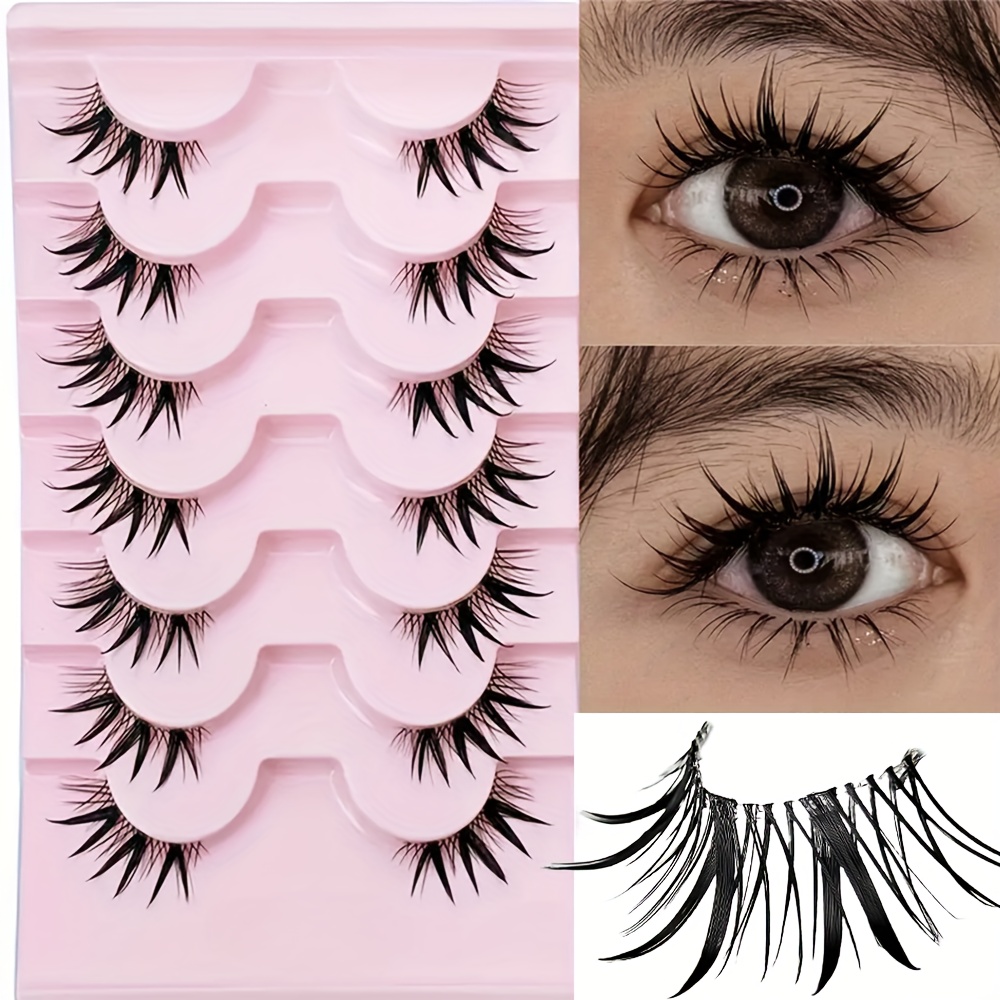 Eyelash Extension Japan - 7 Par Sztucznych Rzęs na Połówkę