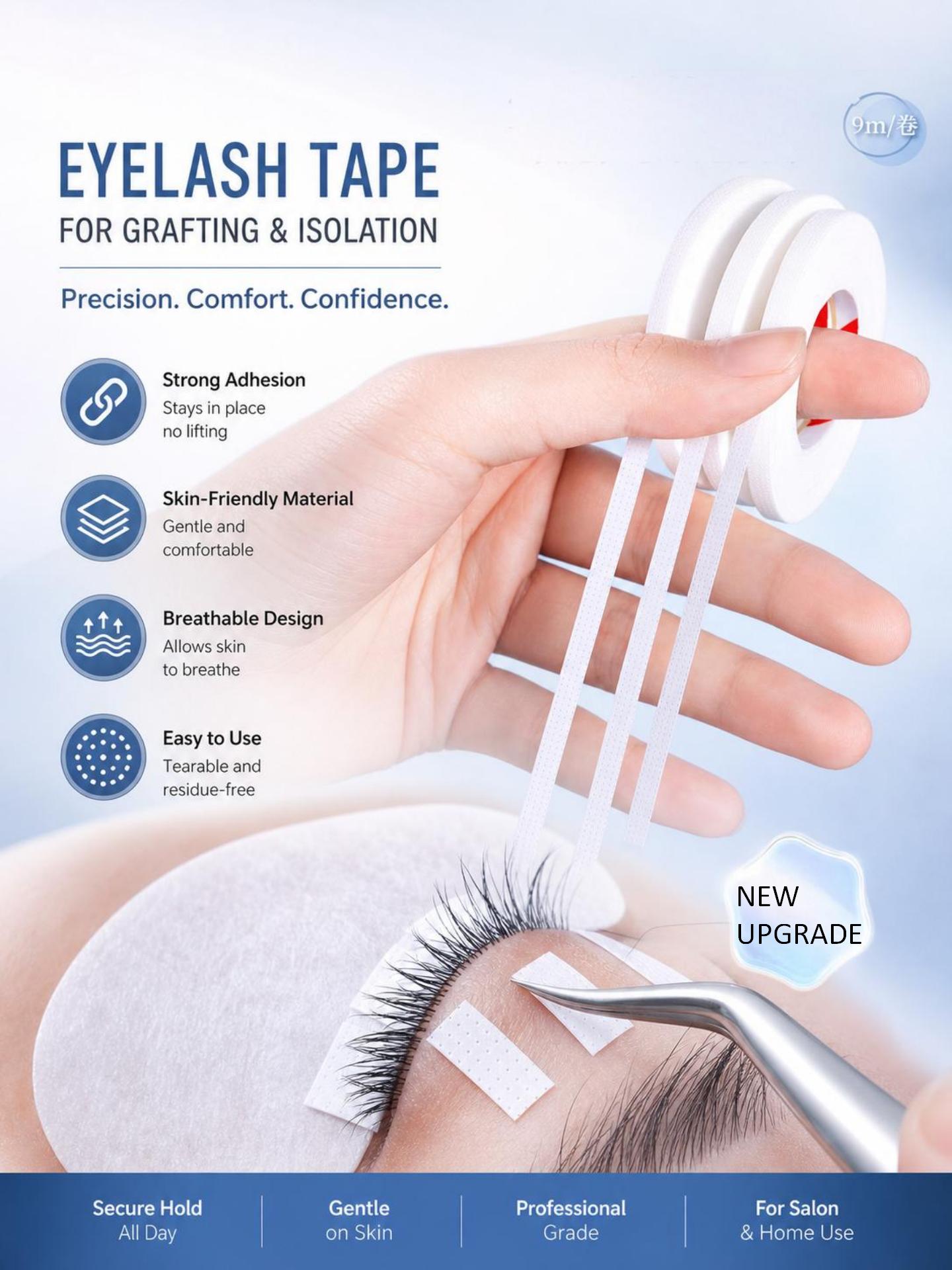 Tape Breathable Lash - 10 rolek taśmy do rzęs o