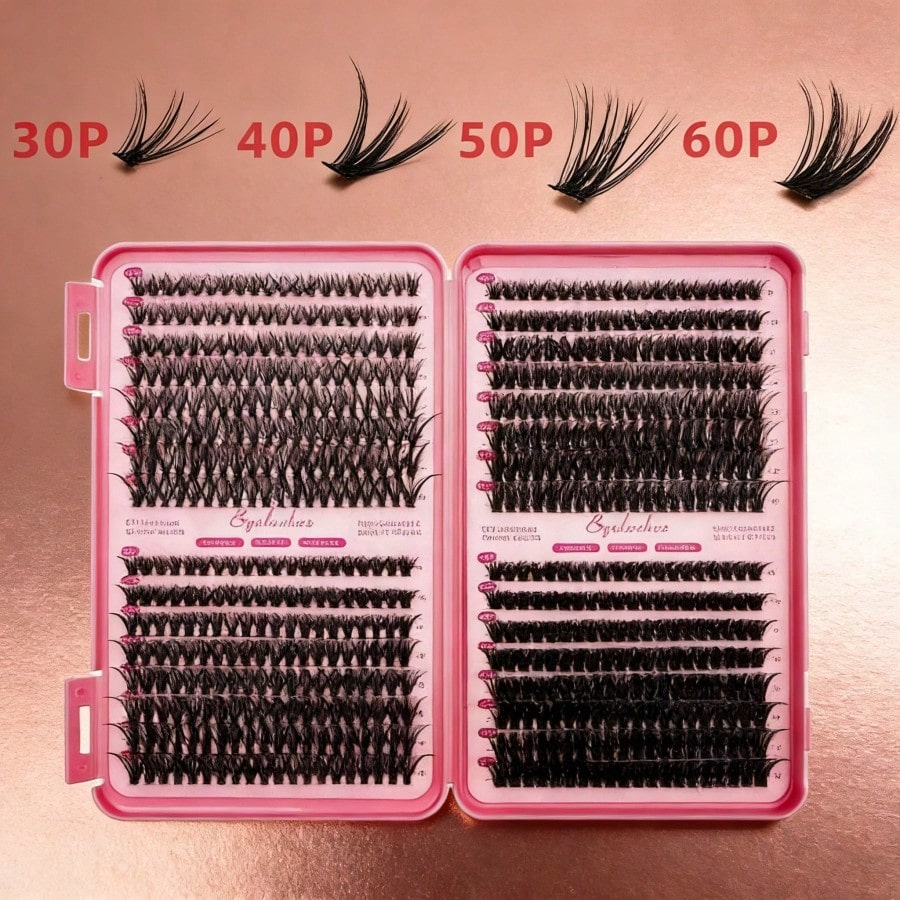 Eyelash Extension Volume - Punktowe, segmentowane rzęsy DIY w formie