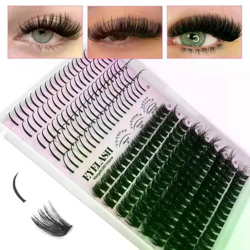 Eyelash Extension Volume - Zestaw Kępek Rzęs, Rzęsy w Kępkach,
