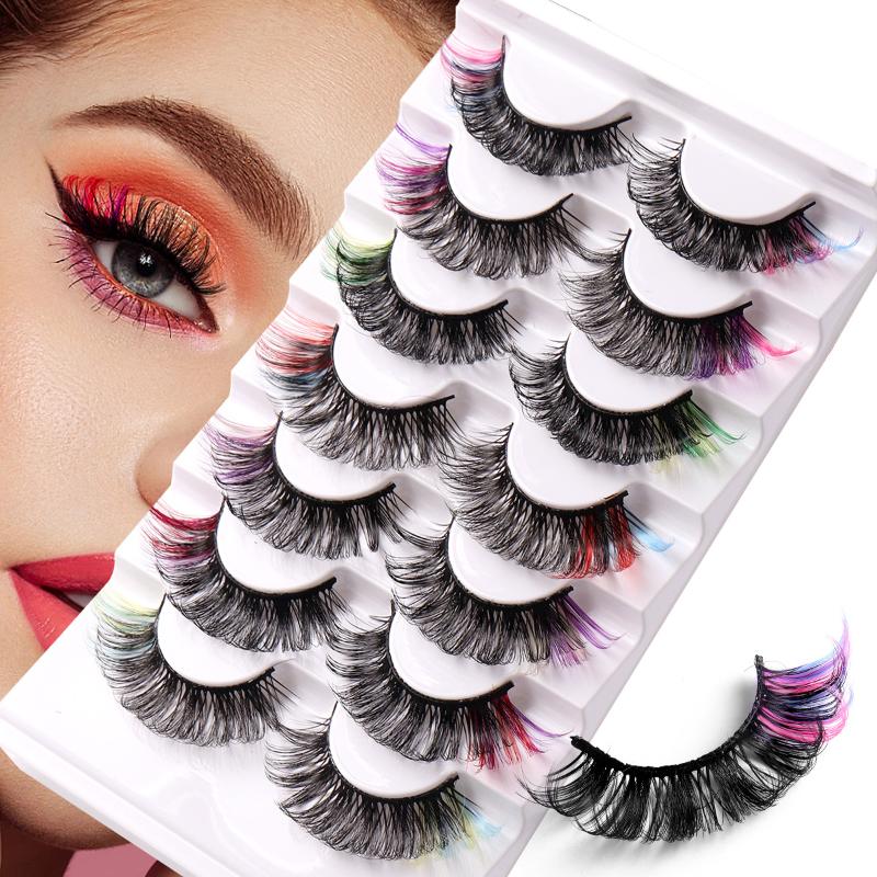 7 Par Kolorowych Sztucznych Rz – Eyelash Extension Volume recenzja i cena