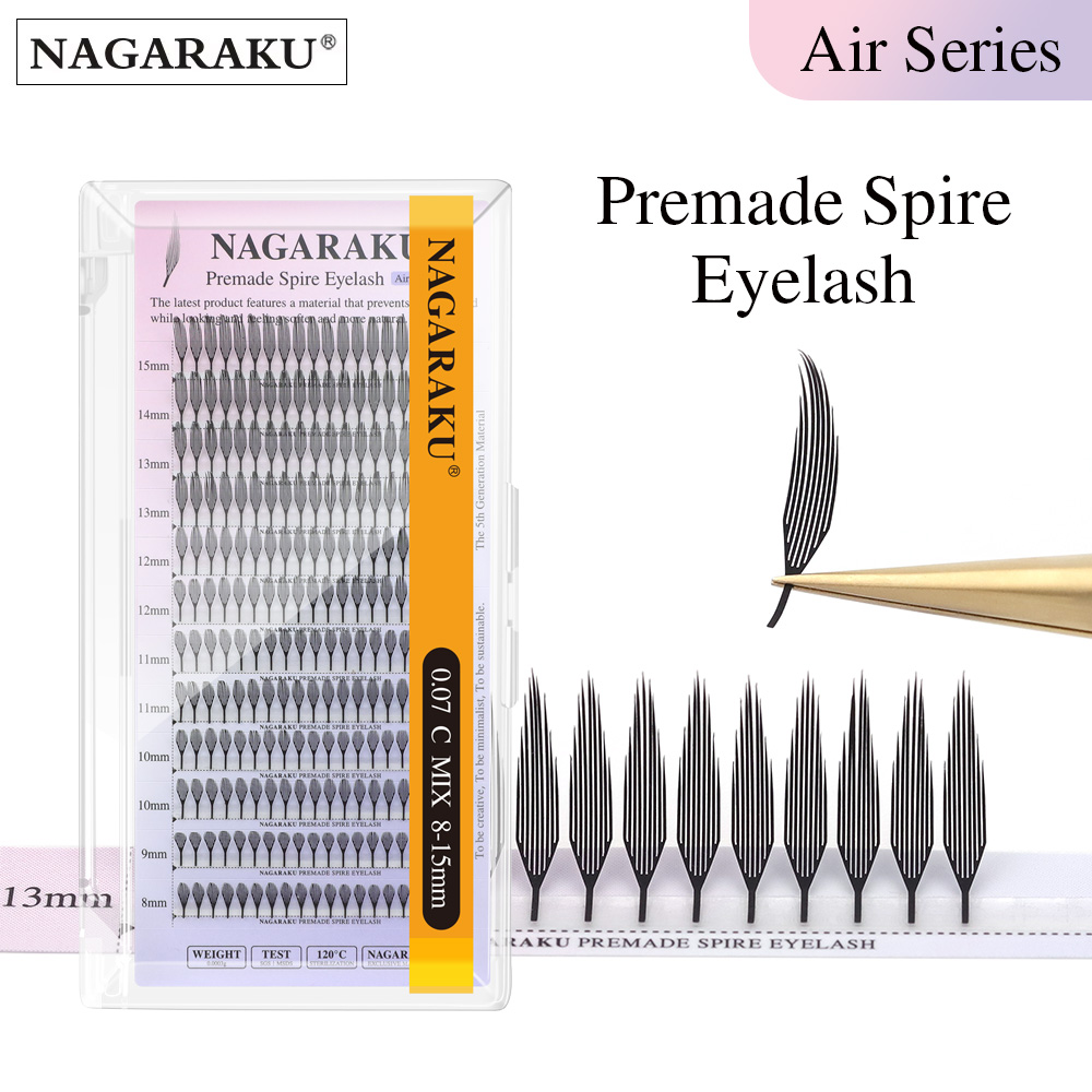 NAGARAKU Premade Spire Eyelash – Eyelash Extension Anime recenzja i cena