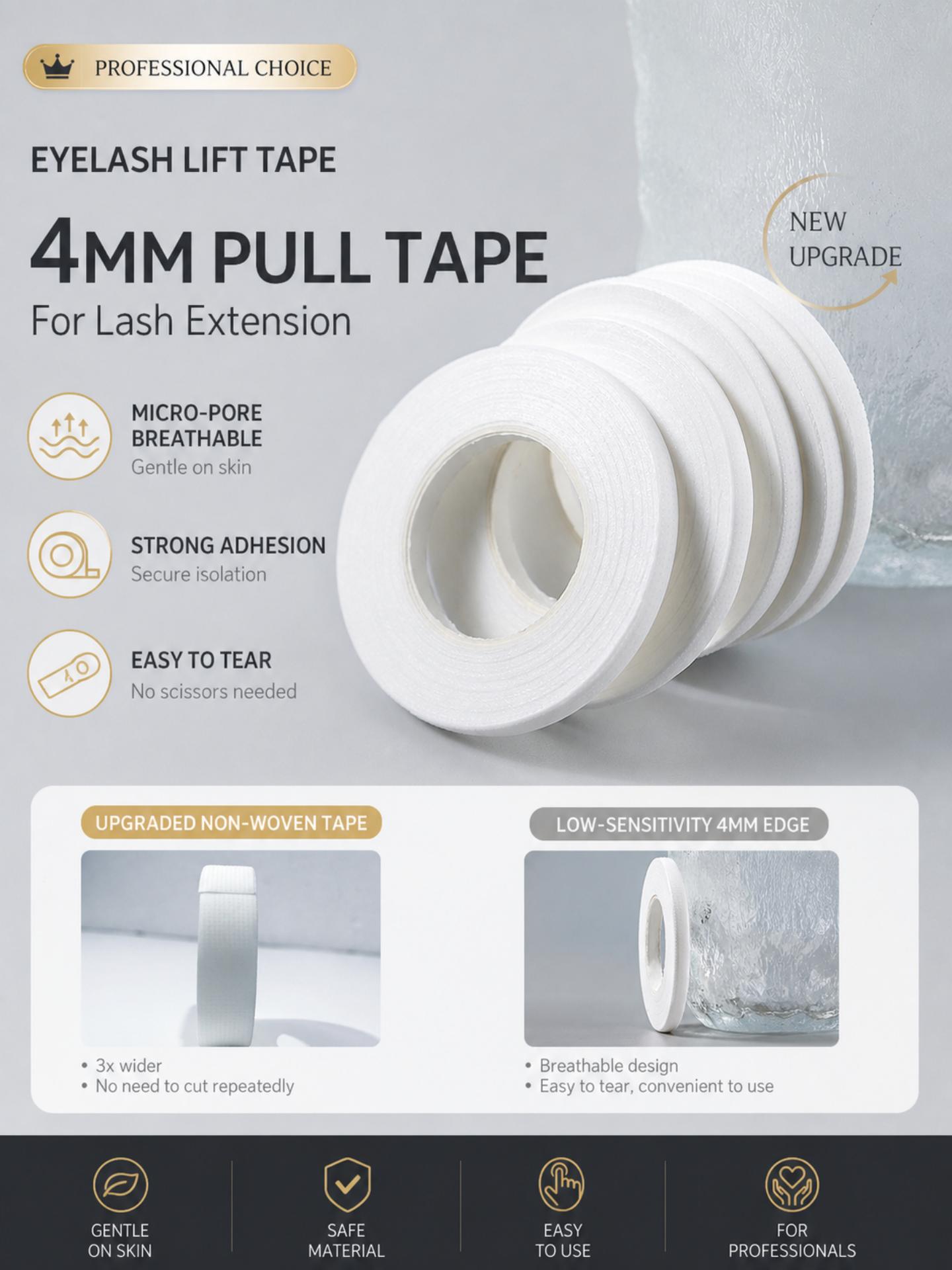 10 rolek taśmy do rzęs o grubo – Tape Breathable Lash recenzja i cena