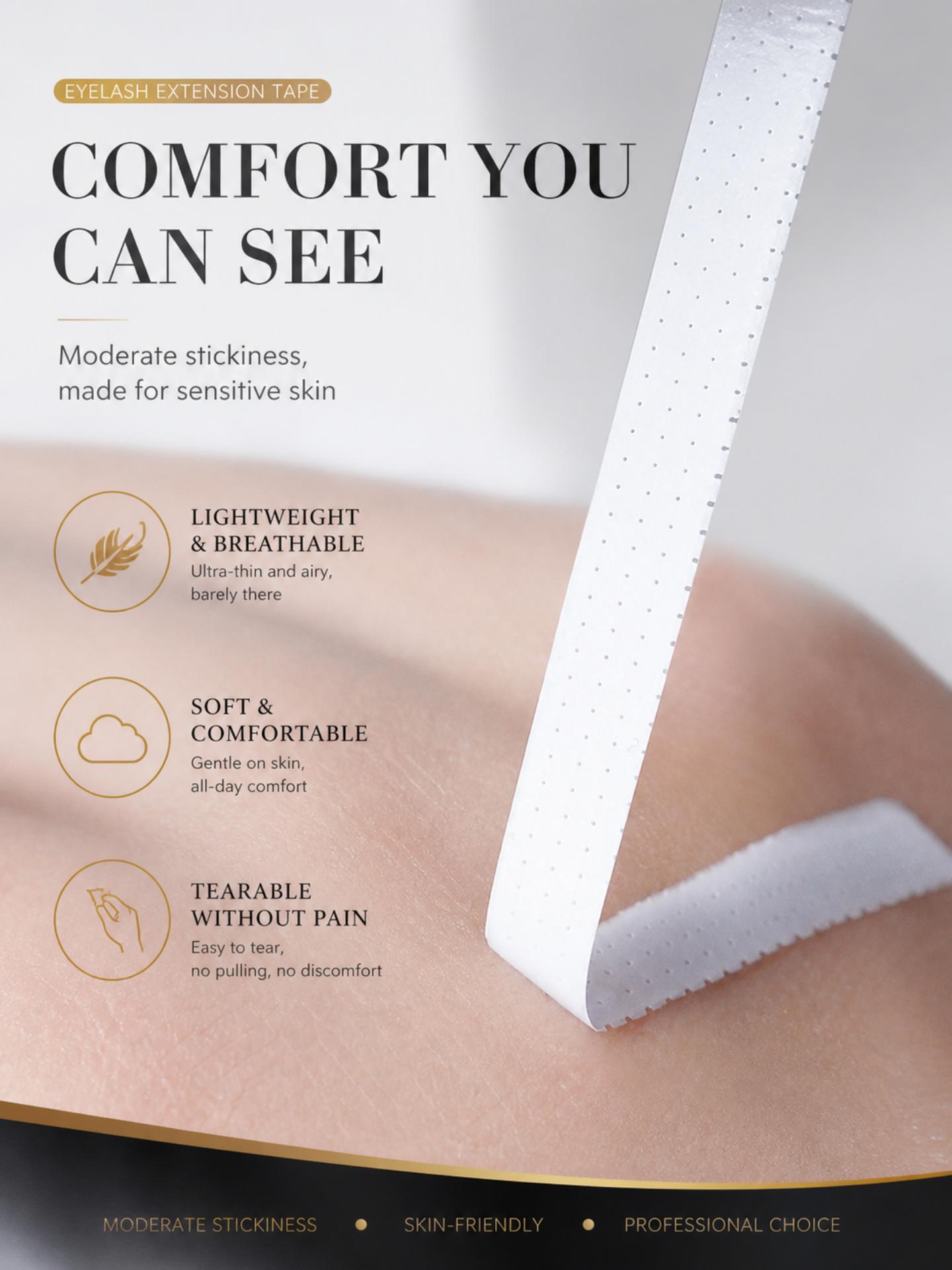 10 rolek taśmy do rzęs o grubo – Tape Breathable Lash recenzja i cena