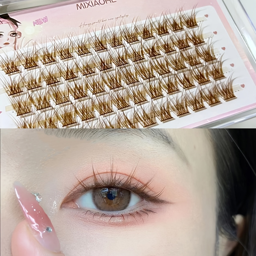Mixiaohe Kolorowe Rzęsy 60 Kęp – Eyelash Extension Anime recenzja i cena