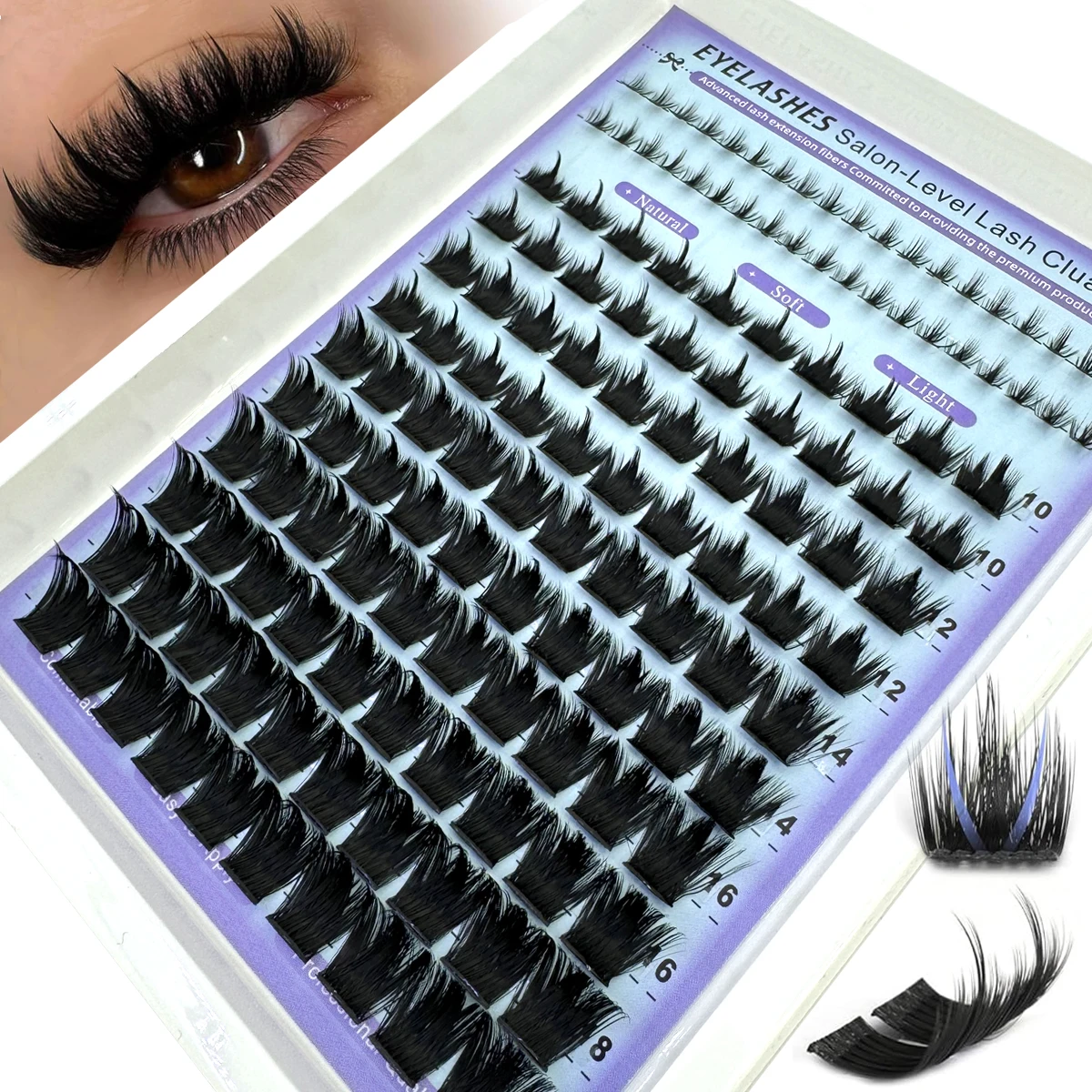 AMSDCN Wispy Manga Lashes Clus – Eyelash Extension Anime recenzja i cena